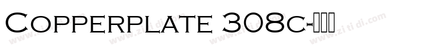 Copperplate 308c字体转换